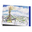 Gebetsfähnchen flattern im Wind