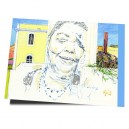 R51-022 / Wandbild von Cesaria Evora in Mindelo, Kapverden